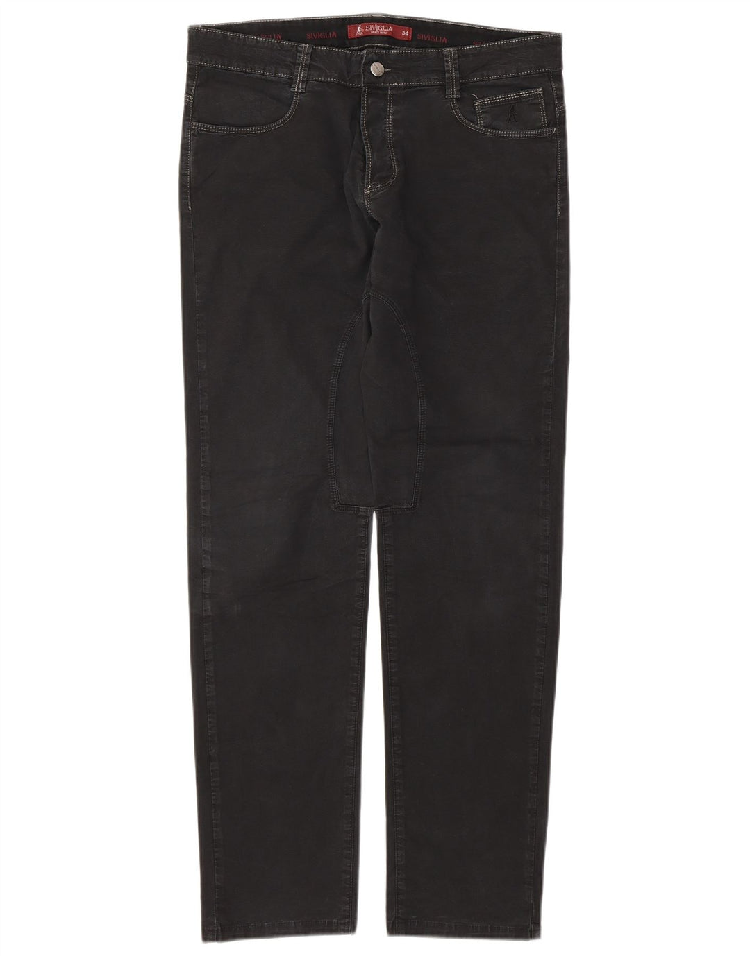 SIVIGLIA Pantalon décontracté Slim Femme W34 L32 Noir