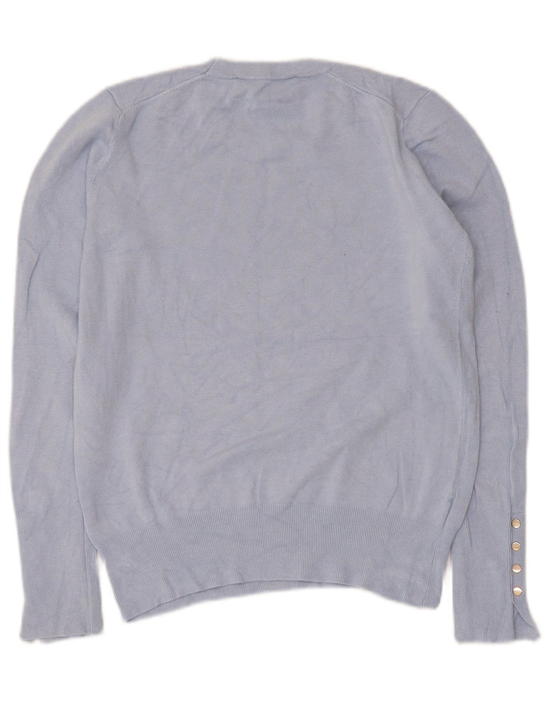 Zara Pull à col rond pour femme UK 12 Bleu moyen