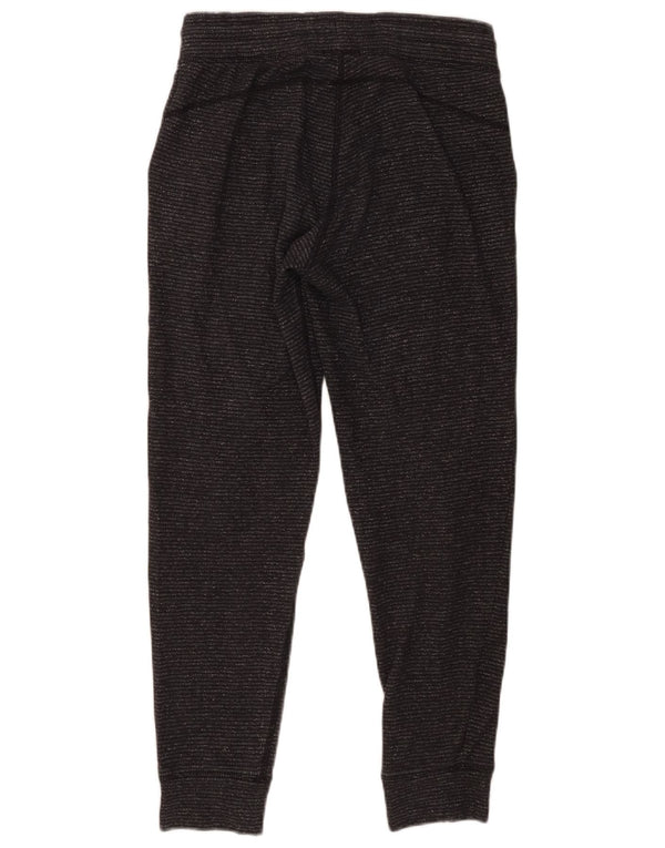 Champion Pantalon de survêtement pour femme Joggers UK 10 Small Gris Rayé Coton