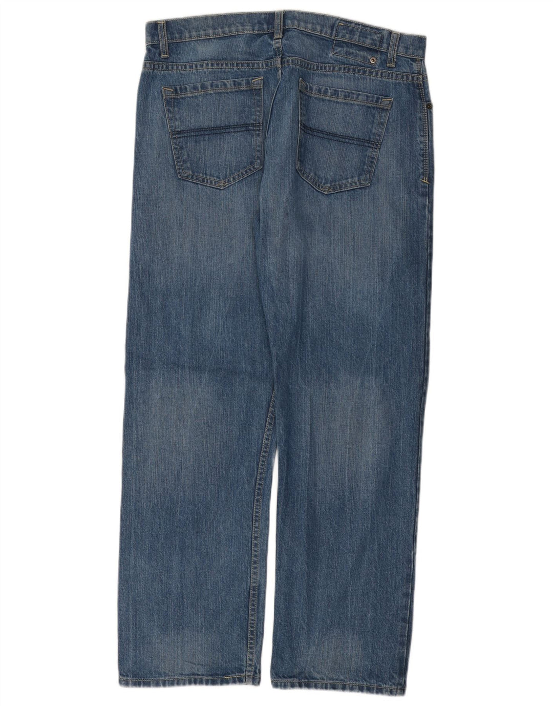 MARKS & SPENCER Jean Droit Bleu Harbour W36 L29 Homme Bleu Coton