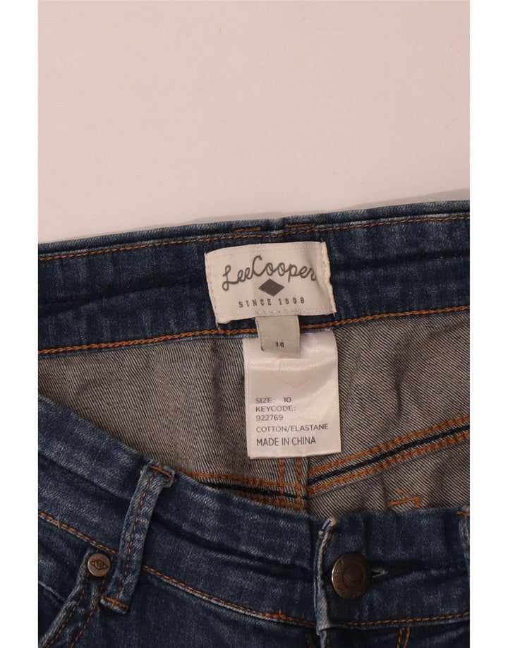 Lee Cooper Short en jean pour femme US 10 Large W30 Bleu Coton