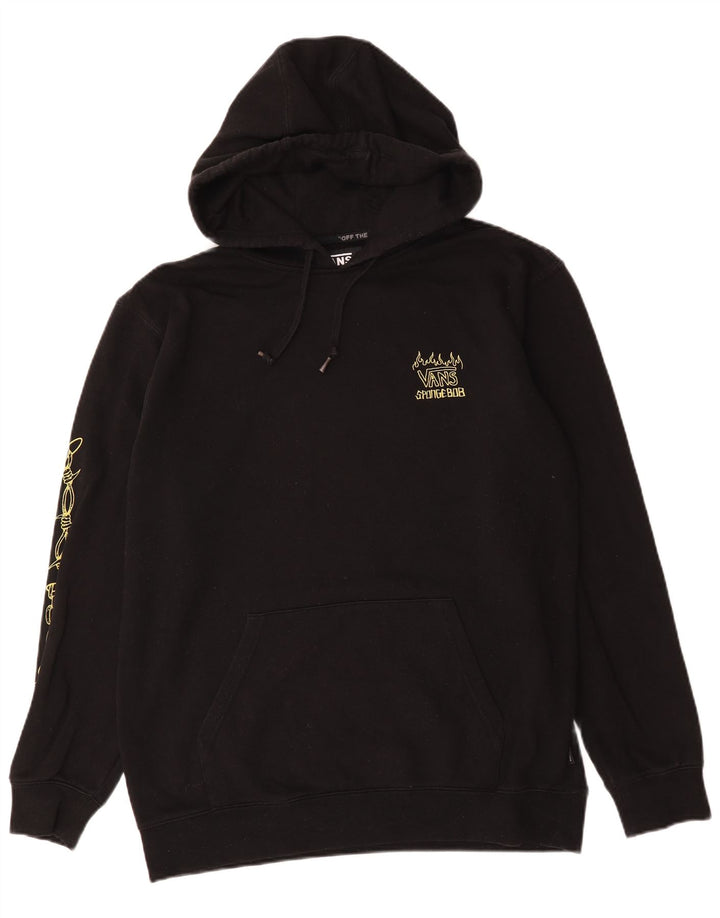 Vans Pull à capuche graphique pour hommes, grand coton noir