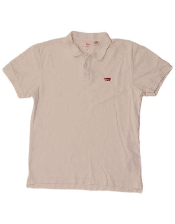 Levi's Polo Homme Blanc Moyen Coton