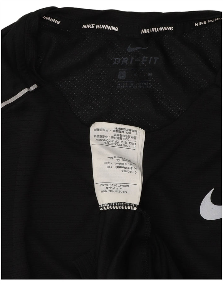 Nike Haut Dri Fit à manches longues pour homme XL Noir Polyester