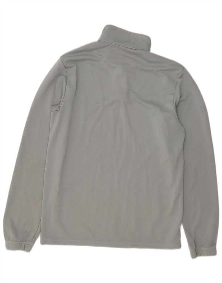 Adidas Haut de Survêtement Aeroready Zip Neck Pull Homme Gris Moyen Polyester