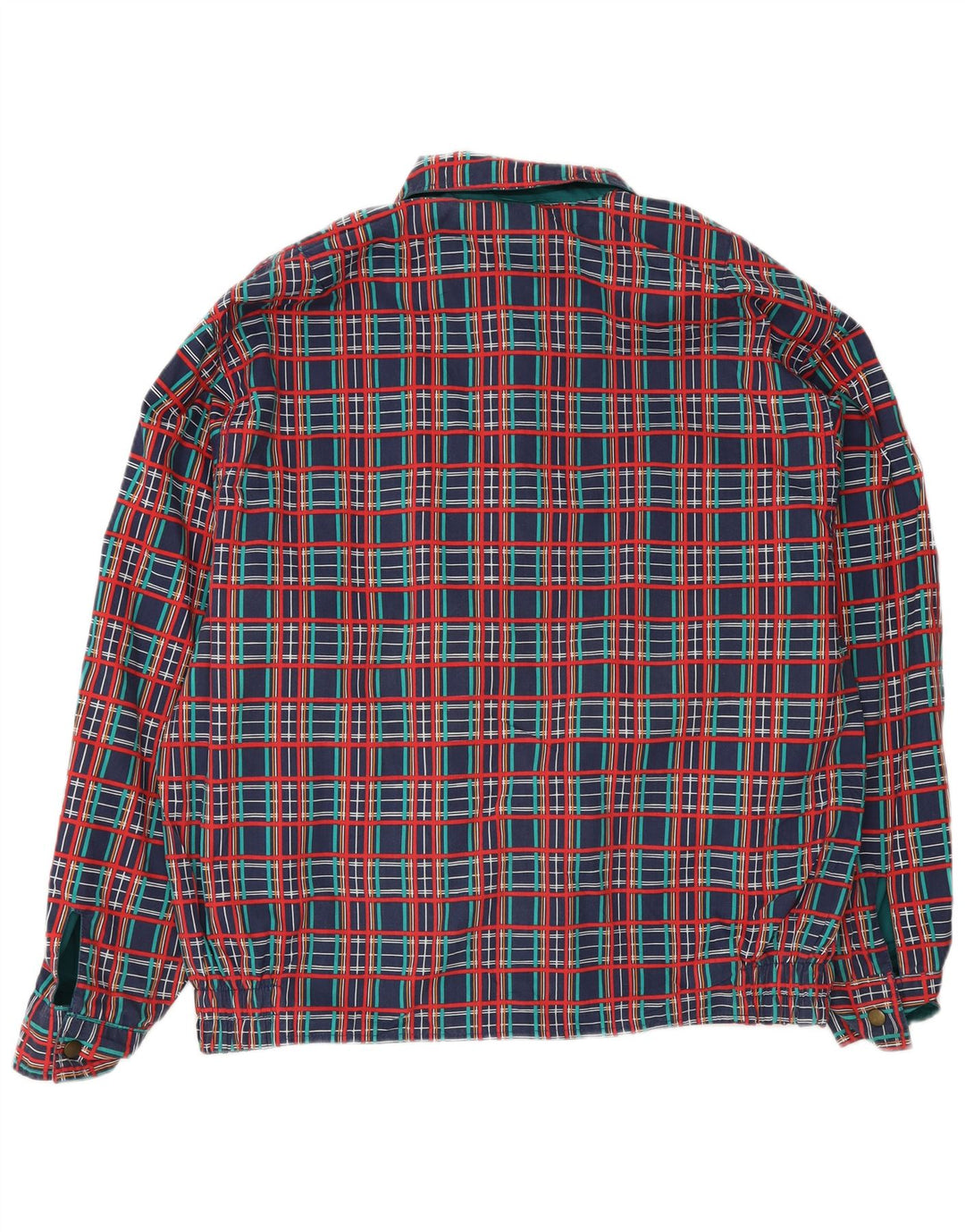 veste réversible homme vintage UK 40 Grand polyester vert