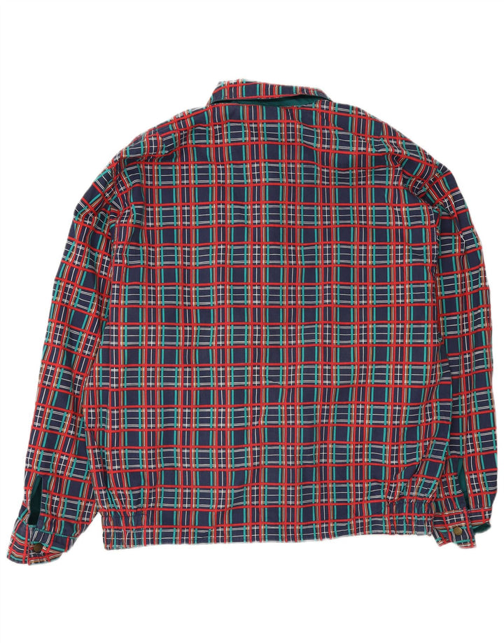 veste réversible homme vintage UK 40 Grand polyester vert