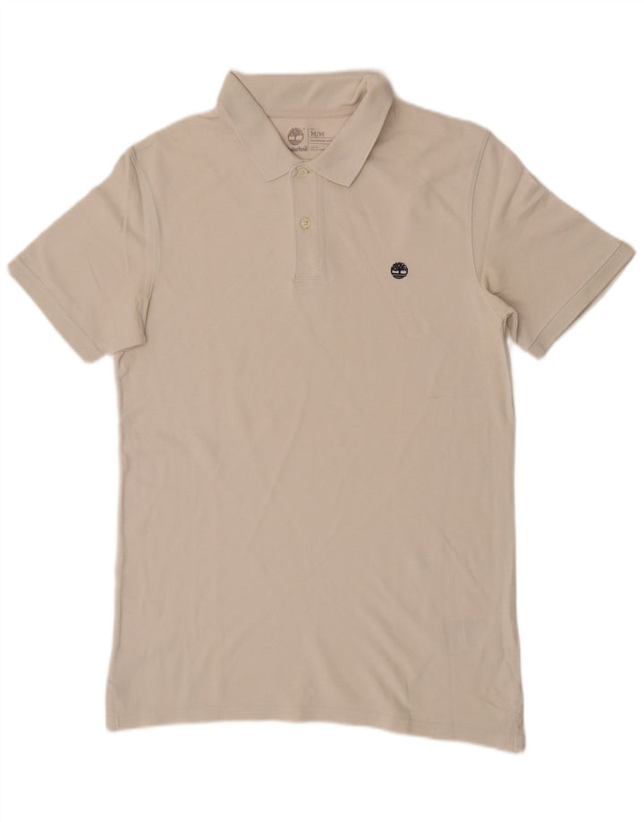Timberland Polo Slim Fit Homme Coton Beige Moyen