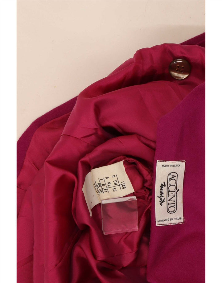 Accento By Marzotto Veste blazer croisée pour femme UK 16 Large Rose