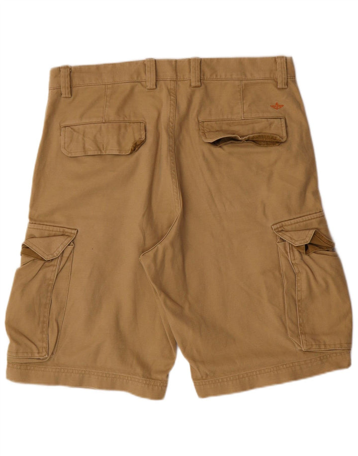 DOCKERS Short Cargo Homme W32 Coton Beige Moyen