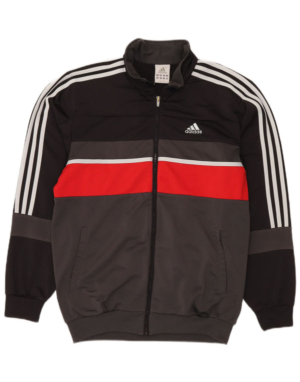 Adidas Veste de survêtement pour homme UK 38/40 Noir moyen Colourblock