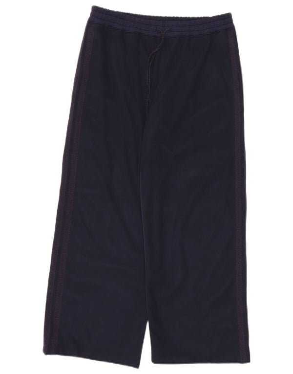 Atos Lombardini Pantalon De Survêtement Large Pour Femme IT 40 Small Bleu Marine