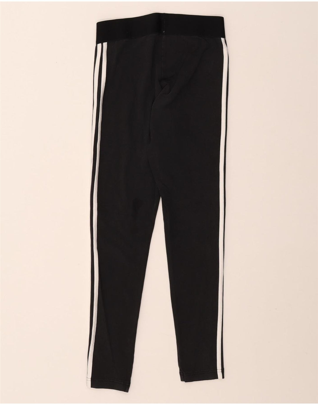 ADIDAS Leggings ajustés pour femmes UK 8/10 Petit coton noir