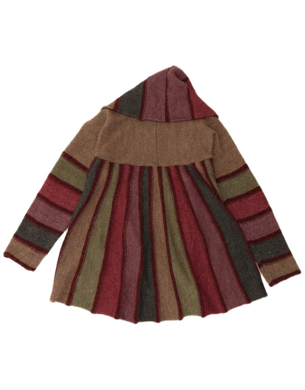 MARLBORO CLASSICS Pull Cardigan Femme UK 10 Petit Multicolore