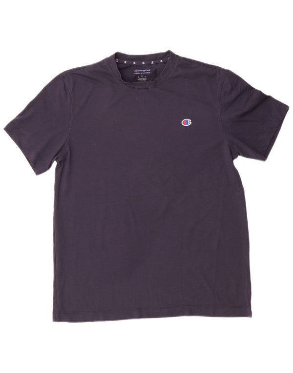 Champion T-shirt à manches courtes pour homme, coupe classique, petit, bleu marine