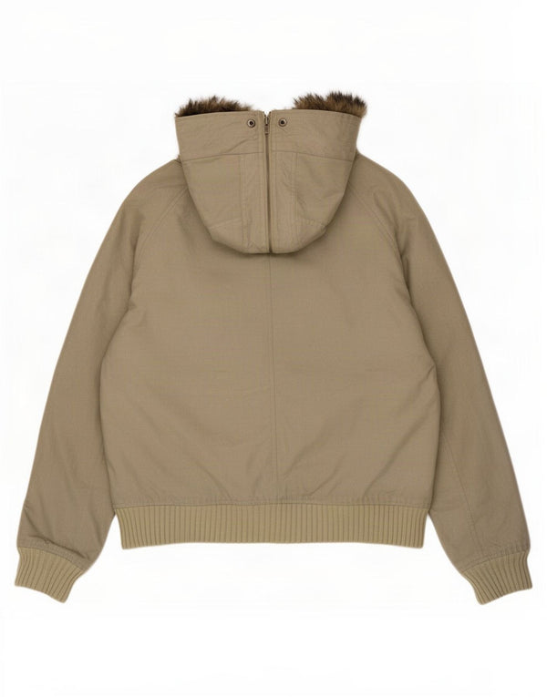 Woolrich Veste Bomber à Capuche Homme UK 42 XL Kaki Nylon