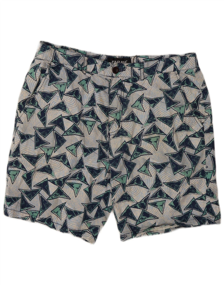 Farah Short Chino Homme W32 Medium Multicolore Géométrique Coton