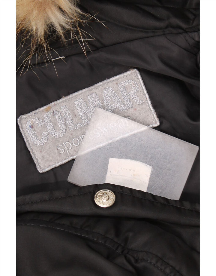 COLMAR Veste coupe-vent à capuche pour homme UK 42 XL Noir Polyamide