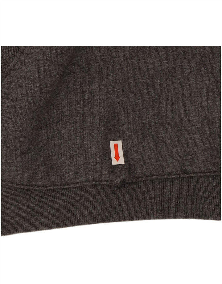 Napapijri Pull à Capuche Graphique Homme Gris Moyen