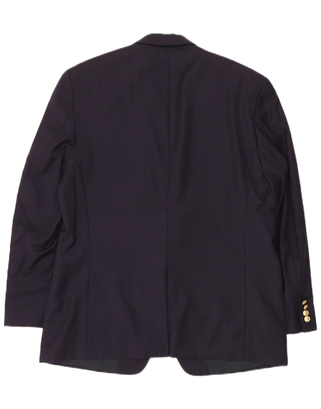 RALPH LAUREN Veste Blazer 2 Boutons Homme UK 44 2XL Bleu Marine Laine