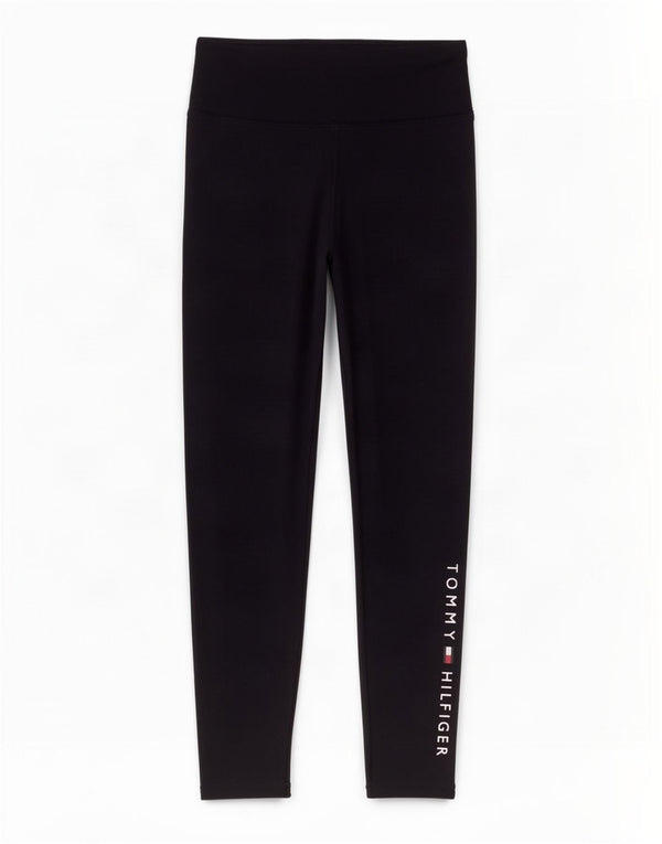 Tommy Hilfiger Legging court graphique pour femme UK 12 Bleu marine moyen