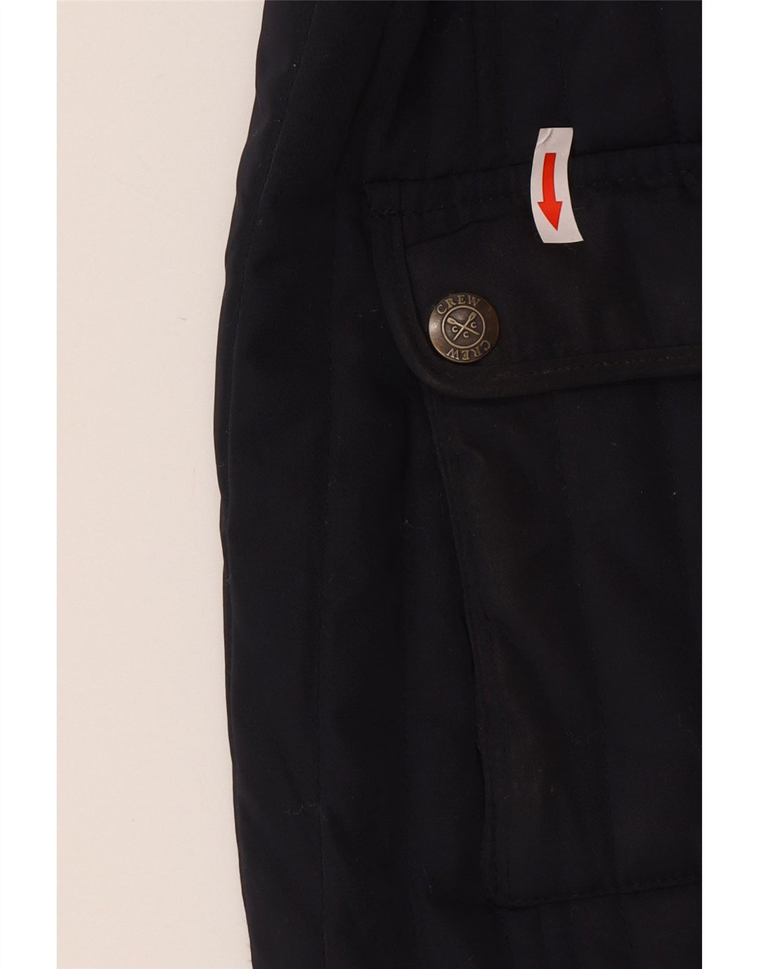Crew Clothing Veste matelassée pour femme UK 10 Small Bleu marine Polyester