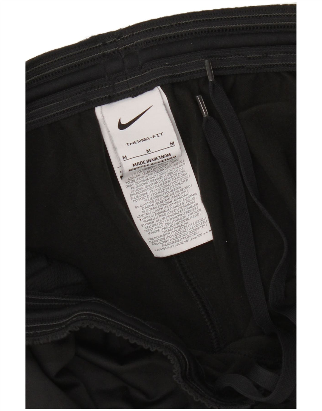 Nike Pantalon de survêtement Therma-Fit Noir Moyen Polyester
