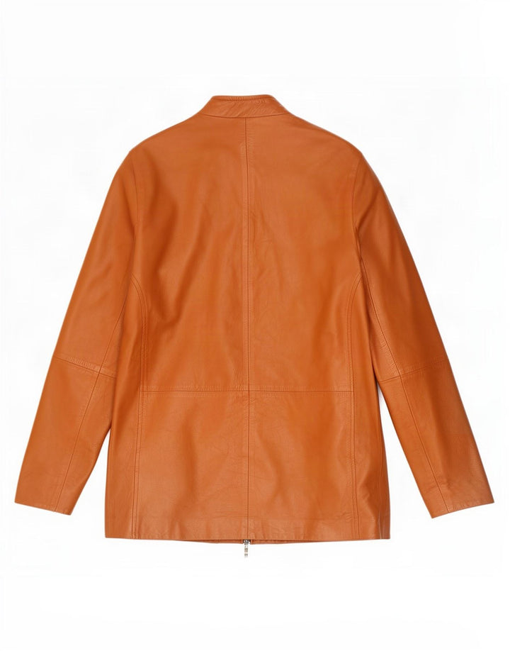 veste en cuir femme vintage IT 42 Brun moyen