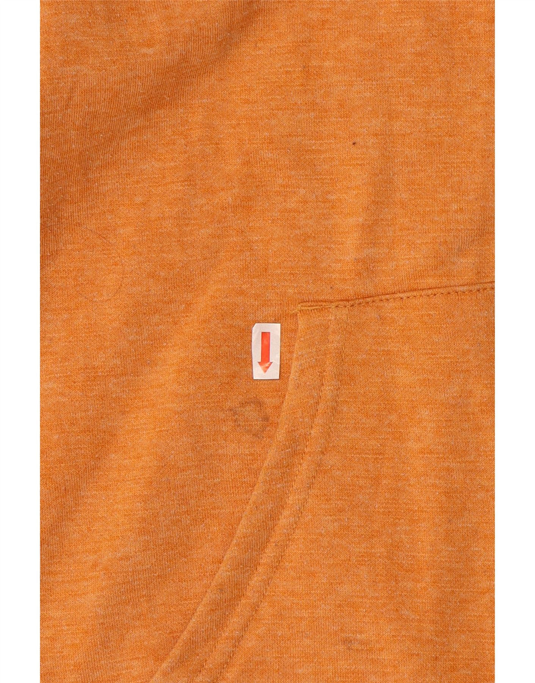 QUIKSILVER Pull à capuche zippé pour femme UK 14 Grand coton color block orange
