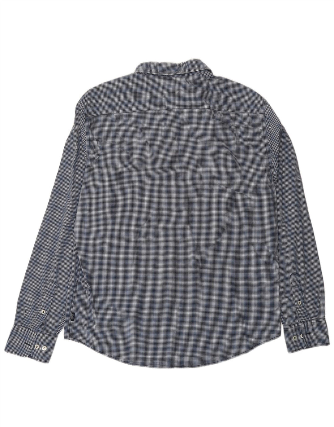 Armani Jeans Chemise Homme XL Bleu Marine Vichy