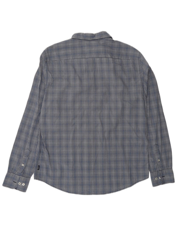 Armani Jeans Chemise Homme XL Bleu Marine Vichy