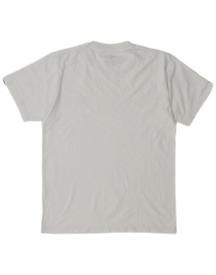 VANS T-shirt coupe classique pour femme UK 10 petit coton blanc