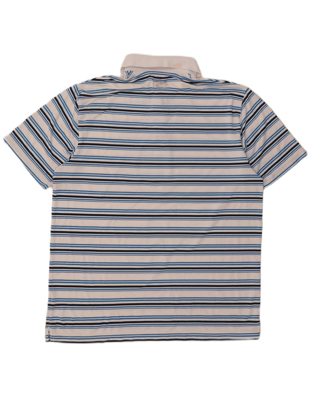 Under Armour Polo Homme XL Blanc Rayé Polyester