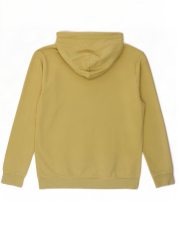 Champion Pull à capuche pour homme Large Jaune Coton