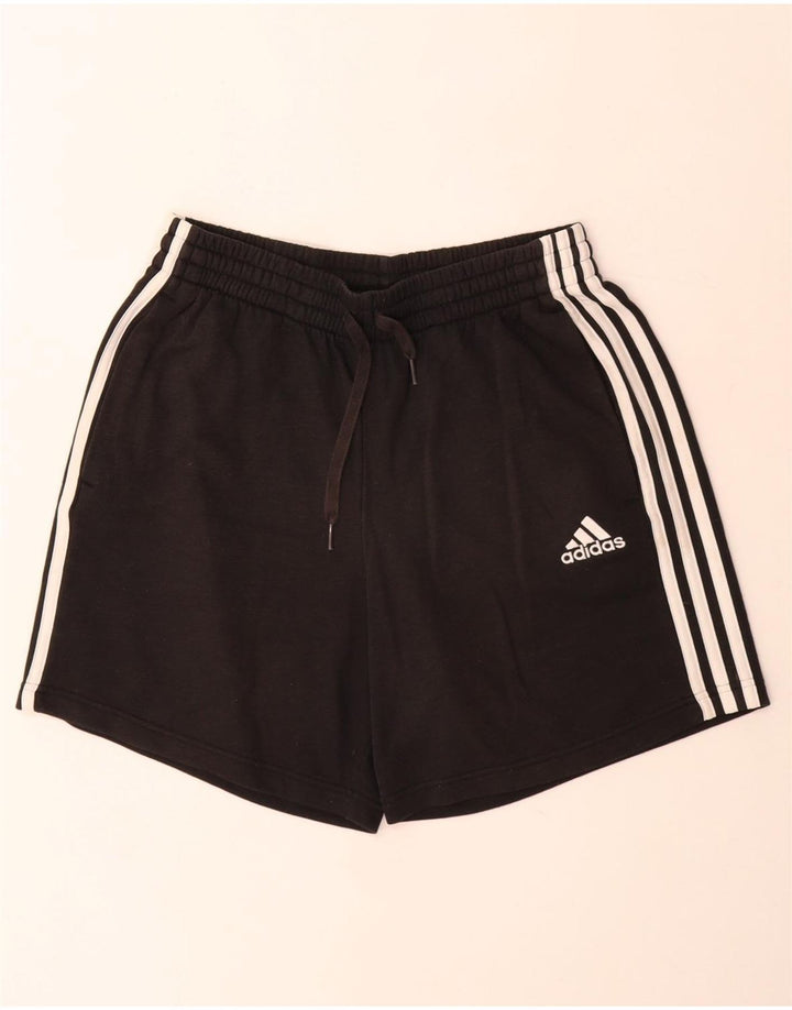 Adidas Short de sport pour femme en coton noir moyen