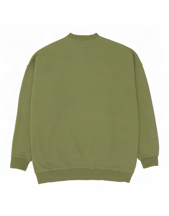 Nike Sweat-shirt coupe ample pour homme en coton vert Taille S