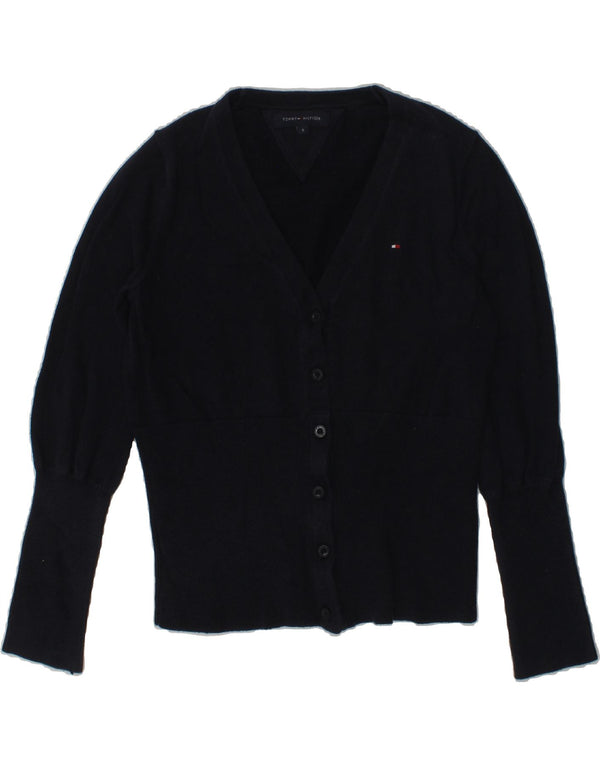 TOMMY HILFIGER Pull Cardigan Fille 7-8 ans Bleu Marine Coton