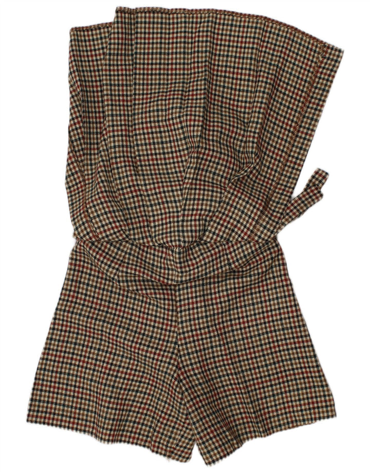 ZARA Jupe-short fille 9-10 ans Polyester pied-de-poule multicolore