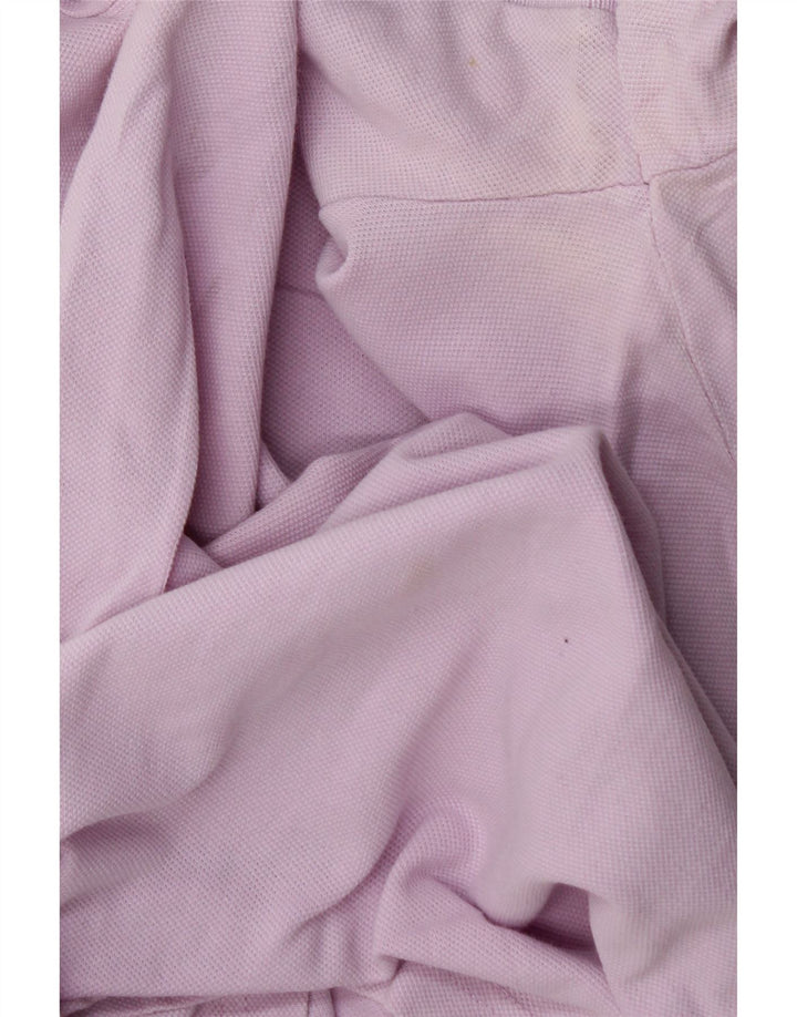 Fred Perry Polo Femme UK 12 Coton Violet Moyen