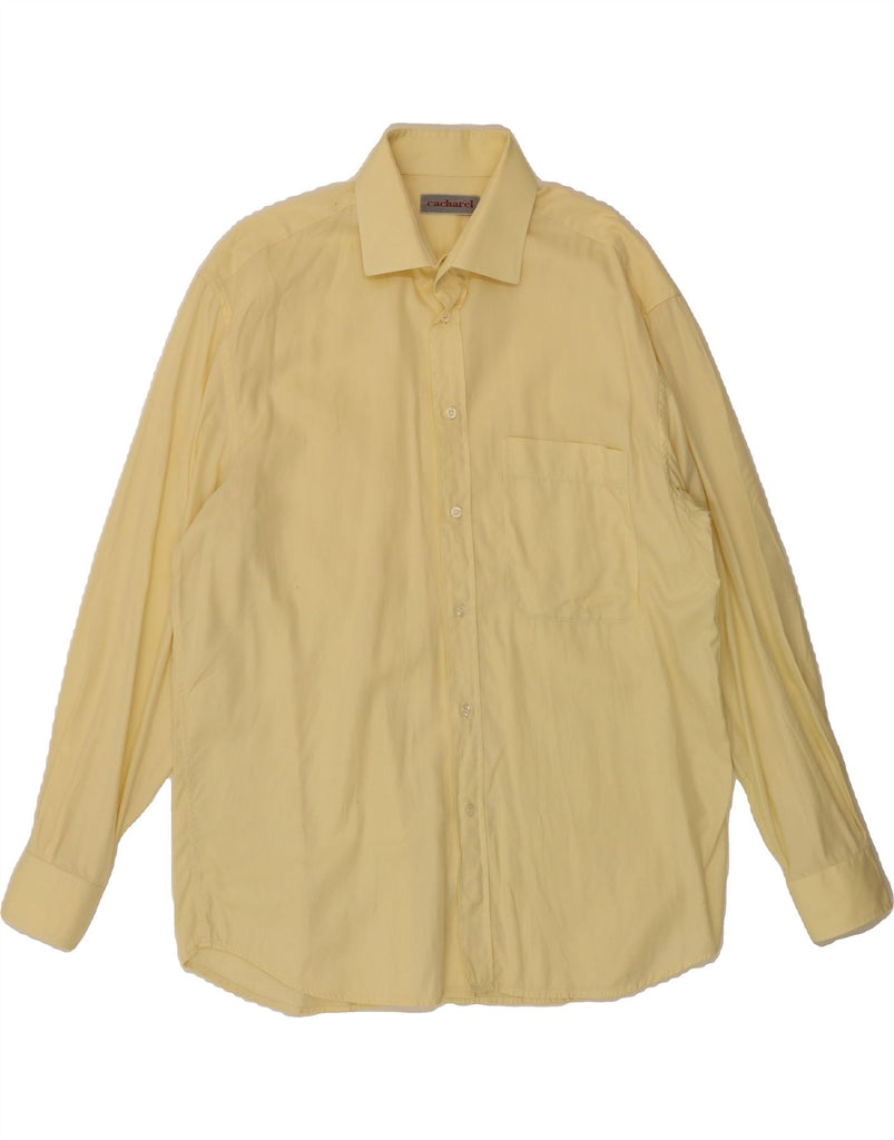 CACHAREL Mens Shirt Size 16 1/2 42 Large Yellow Vintage Cacharel and Second-Hand Cacharel from Messina Hembry 