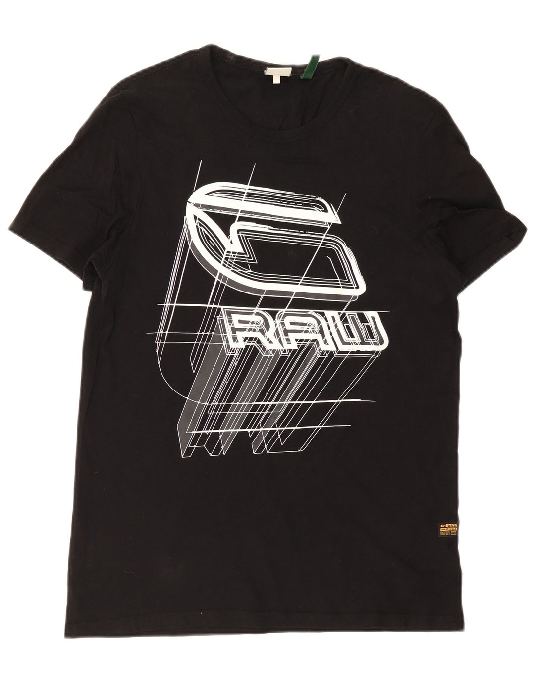 G-Star T-Shirt Graphique Homme Noir Moyen Coton