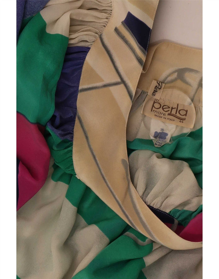 a Perla Robe droite surdimensionnée pour femme IT 44 Rayé multicolore moyen