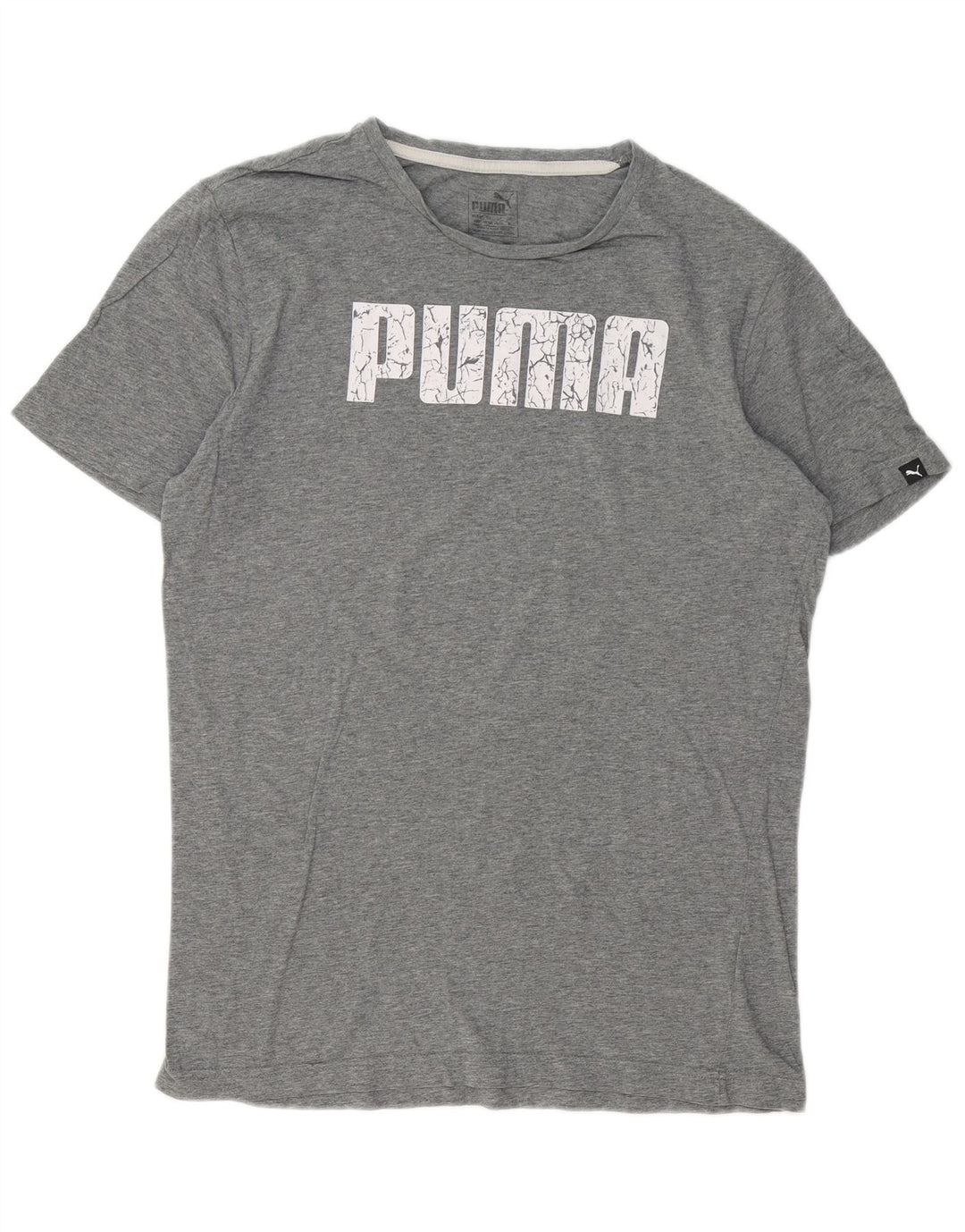 PUMA T-Shirt Graphique Homme Gris Moyen