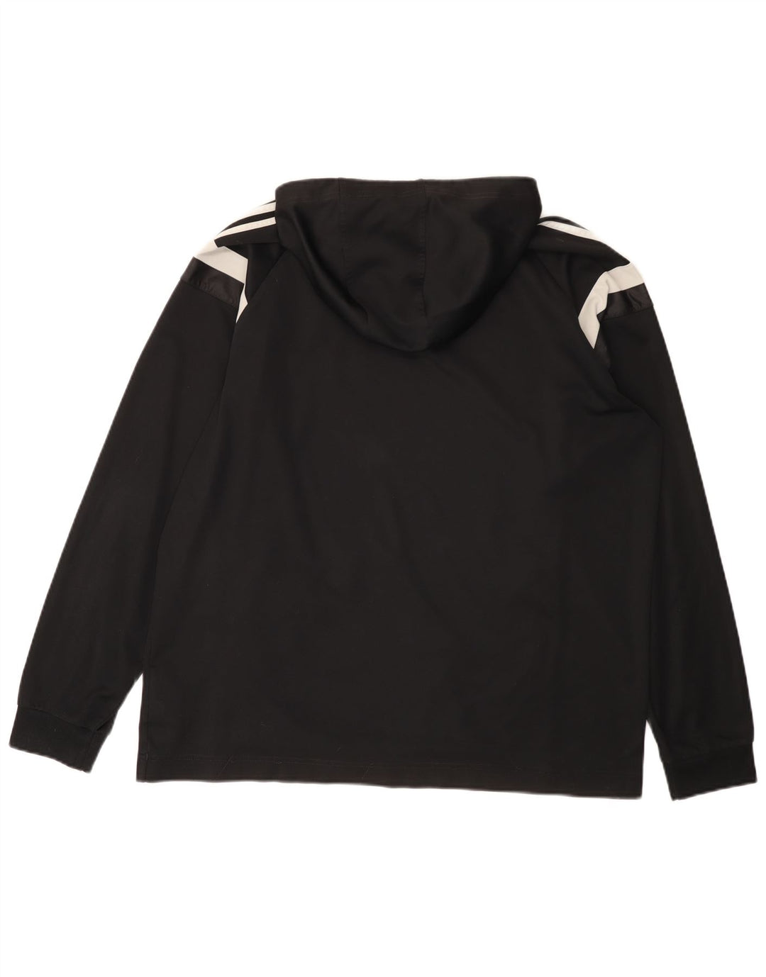 Adidas Pull à capuche pour homme XL Noir Colorblock Polyester