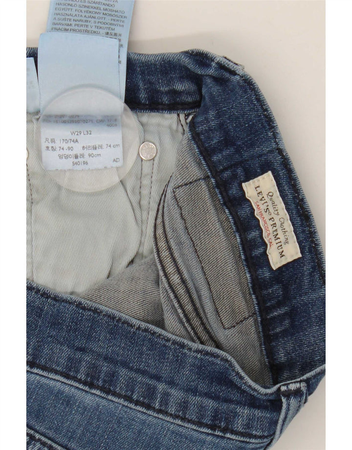 Levi's Jean Slim W29 L29 Femme Bleu Coton