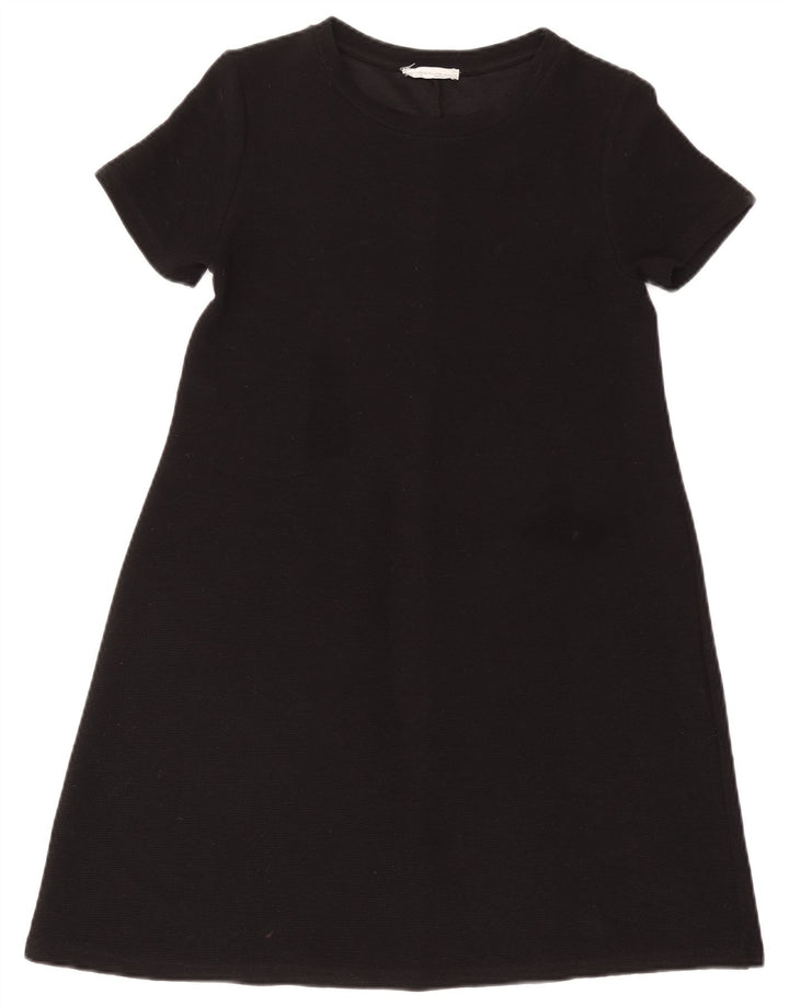 ZARA Robe trapèze pour femme UK 12 Noir moyen