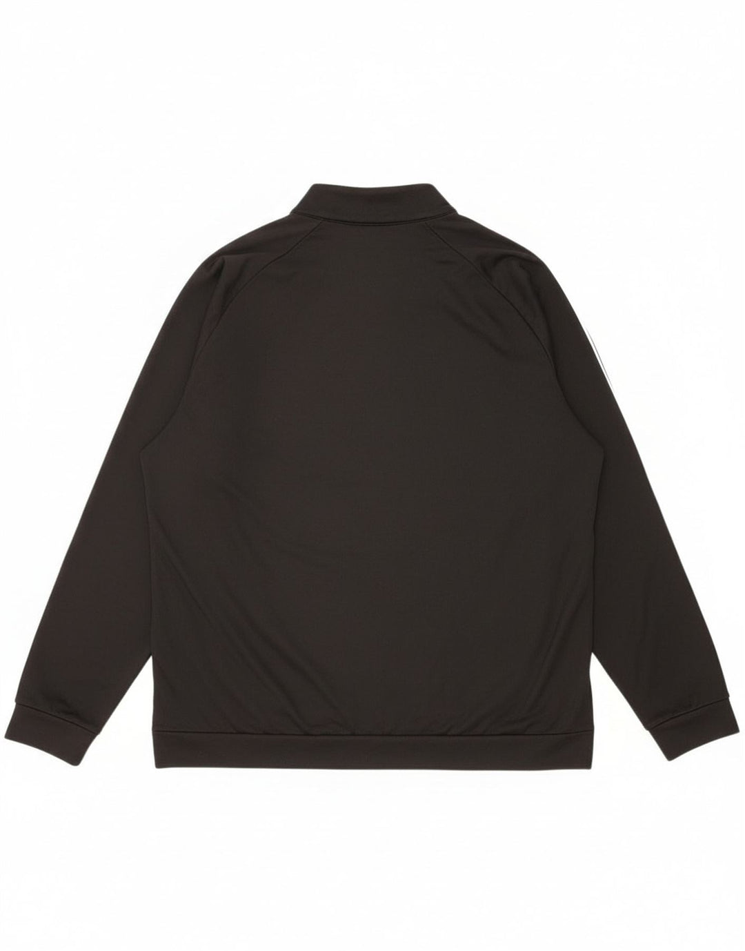 Adidas Sweat-shirt à col zippé pour homme XL Noir Polyester