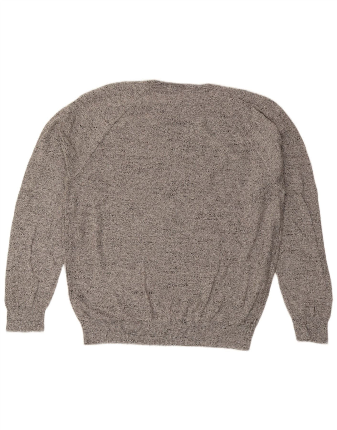J. Crew Pull à col rond pour homme en coton moucheté gris grand