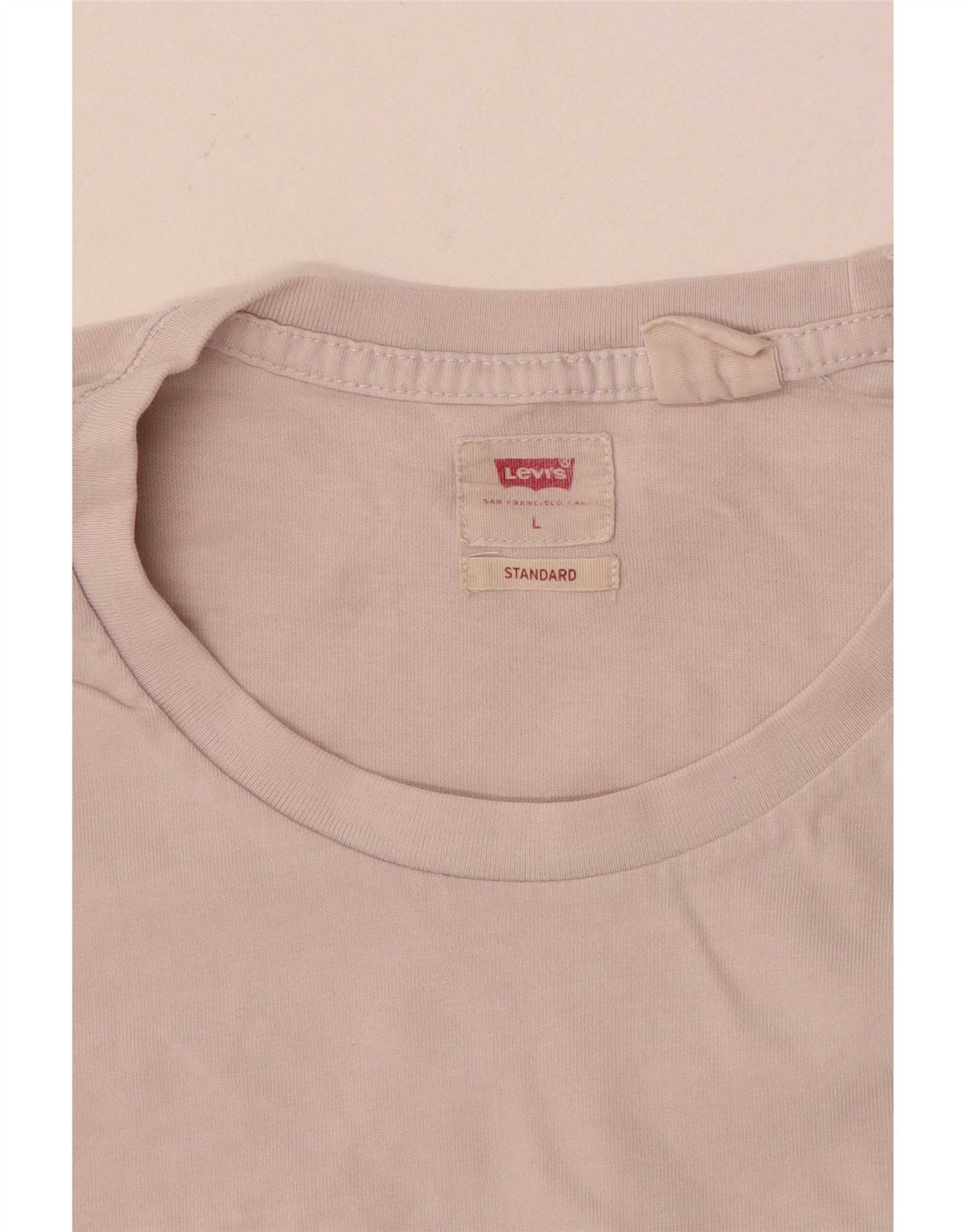 Levi's T-Shirt Coupe Standard Homme Rose Large