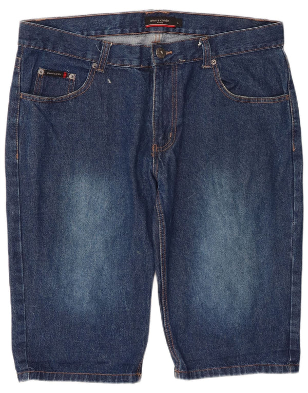 Pierre Cardin Short en jean pour homme Large W36 Bleu Coton